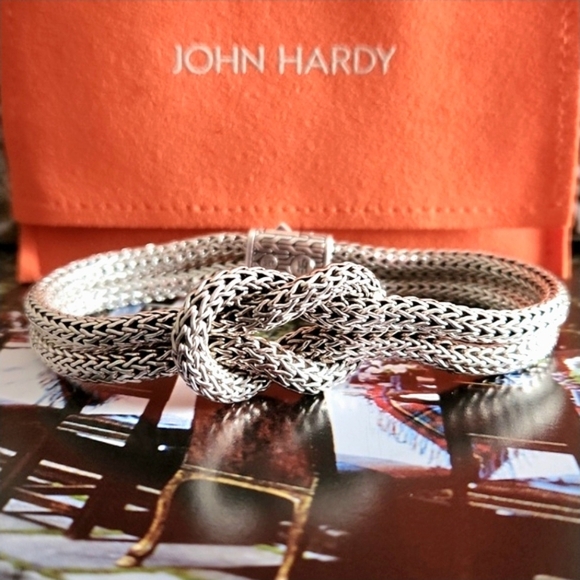 ❤️John Hardy❤️ - Love Knot Bracelet, Sterling Silver, 10MM - Picture 1 of 16